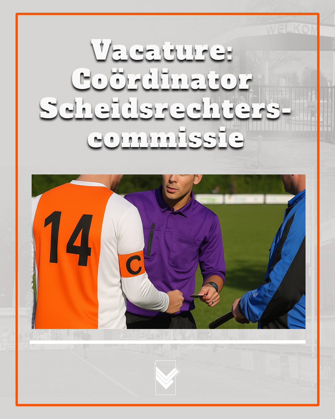 Vacature coördinator scheidsrechters