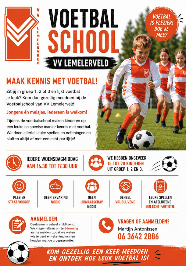 Voetbalschool VV Lemelerveld